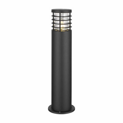 First Choice Lighting Bloom Black IP44 Outdoor 50cm Post Light