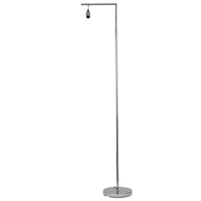 First Choice Lighting Chrome Angled Floor Lamp Base Only
