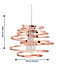 First Choice Lighting Cosmo Copper Easy Fit Metal Pendant Shade