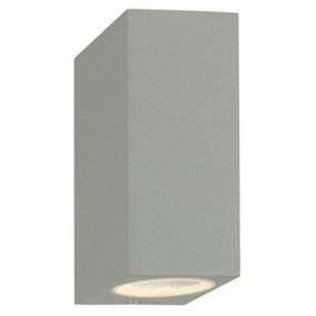 First Choice Lighting Falmouth Grey Up Down Outdoor IP44 Wall Light