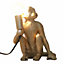 First Choice Lighting Gold Gold Resin Table Lamp