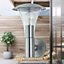 First Choice Lighting Halo Stainless Steel Clear IP44 Outdoor Wall Light