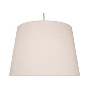 First Choice Lighting Linen Natural Linen 31cm Lightshade for Pendant or Lamp