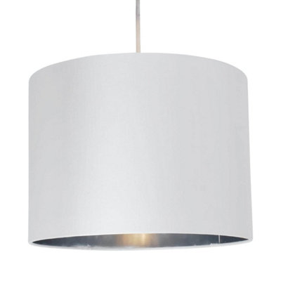 First Choice Lighting Madde Chrome White 30 cm Adjustable Flush Ceiling Light