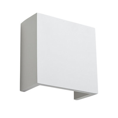 First Choice Lighting Michele White G9 Plaster Wall Light