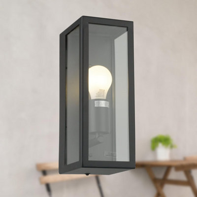 First Choice Lighting Montrose Black Outdoor Wall Light