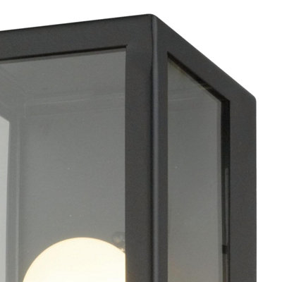 First Choice Lighting Montrose Black Outdoor Wall Light