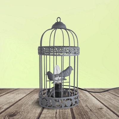 Bird Light For Cage Novelty Bird Cage Lamp Cute Bird Cage Night