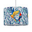 First Choice Lighting Parrot Velvet Parrot Design 30cm Pendant or Table Lamp Shade