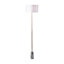 First Choice Lighting Phoenix White Marble Copper Floor Lamp