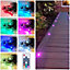 First Choice Lighting Set of 10 15mm Stainless Steel IP67 RGB Colour Changing LED Plinth Decking Kit