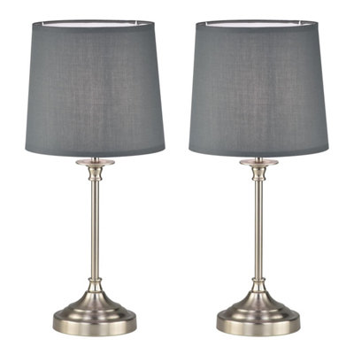 Brushed nickel deals buffet lamps