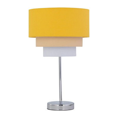 First Choice Lighting Set of 2 Chrome Touch Operated Stick Table Lamp Bases Only