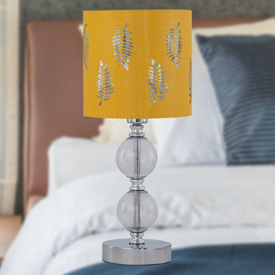 First Choice Lighting Set of 2 Chrome Two Ball Stick Table Lamp Bases Only