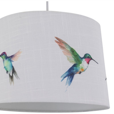 Hummingbird Bird Solid CERAMIC Ceiling Fan Light Lamp Pull