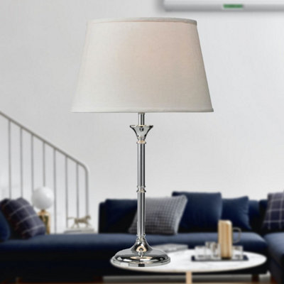 Dorma eaton white table lamp hotsell