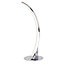 First Choice Lighting Set of 2 Loop LED Chrome Task Table Lamps