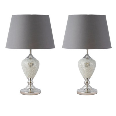 Roma glass deals table lamp