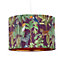 First Choice Lighting Set of 2 Safari Velvet Safari Design 30cm Pendant or Table Lamp Shades