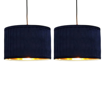 Blue Plain Light shades Indoor lights B Q