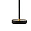First Choice Lighting Set of 2 Victor Black Brass Smoked Glass Table Lamps