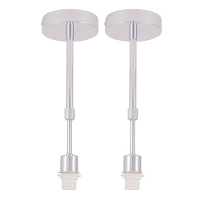 First Choice Lighting Set of 2 x E14 Adjustable Ceiling Mounts