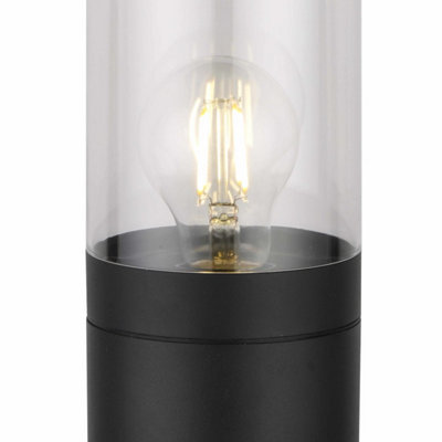 First Choice Lighting Storm Black IP44 Outdoor 50cm Post Light