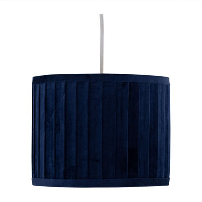 Blue lamp shade b&q new arrivals