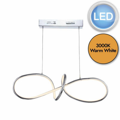 First Choice Lighting Trinity LED Suspended Pendant Light