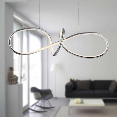 First Choice Lighting Trinity LED Suspended Pendant Light