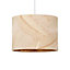 First Choice Lighting Tropica Champagne with Gold Embossed Leaf Detail 30cm Pendant Shade