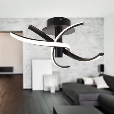 Led twist ceiling deals light