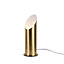 First Choice Lighting Up Antique Brass White Uplighter Floor Lamp