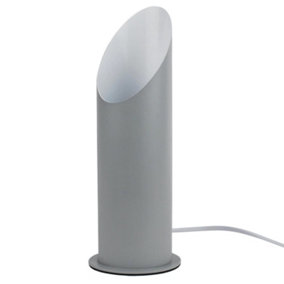 First Choice Lighting Up Light Grey White Uplighter Floor Lamp