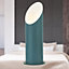 First Choice Lighting Up Mirage Blue White Uplighter Floor Lamp