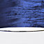 First Choice Lighting Velvet Blue 32 cm Easy Fit Fabric Pendant Shade