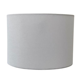 First Choice Lighting White Linen 25cm Pendant or Table Lamp Shade