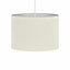 First Choice Lighting White Pleated 25cm Pendant Lightshade