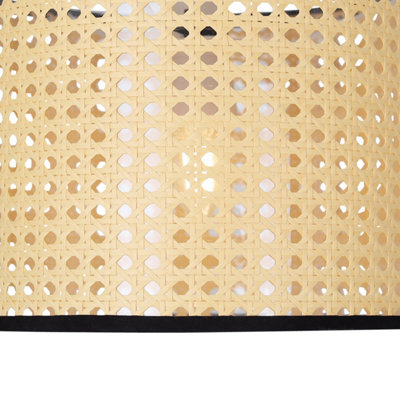 First Choice Lighting Woven 25cm Wicker Easy Fit Pendant Shade