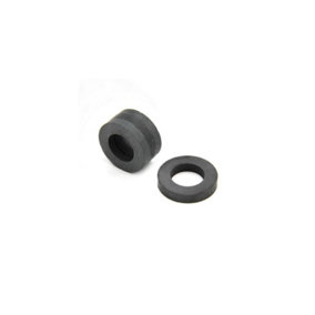 first4magnets™ FR32185-4 Magnet Expert 32mm O.D. x 18mm I.D. x 5.5mm thick Y30BH Ferrite Ring Magnet - 1kg Pull ( Pack of 4 )