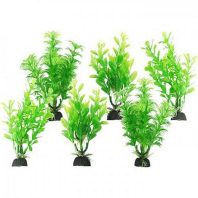 Fish R Fun orted Designs Aquarium Plant (Pack of 6) Green (One Size ...