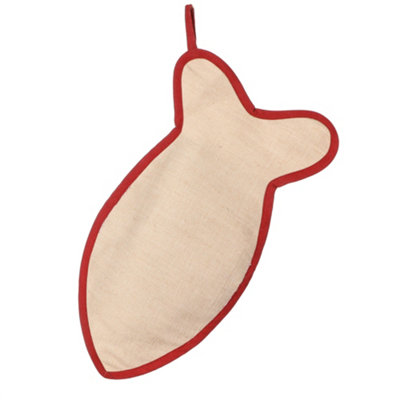 Fish Shaped Pet Xmas Decoration Christmas Stocking
