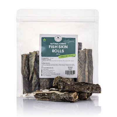 Fish Skin Rolls for Dogs (300g bags) Rich In Omega-3 & Protein