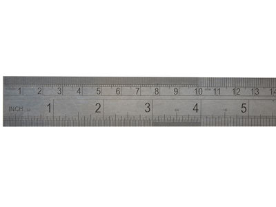 Fisher FR112ME F112ME Steel Rule 300mm / 12in FIS112