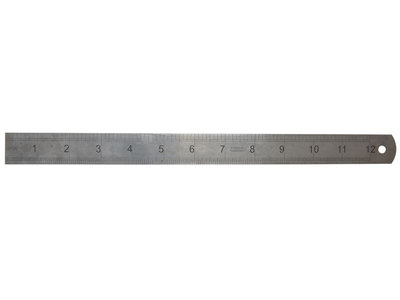Fisher FR112ME F112ME Steel Rule 300mm / 12in FIS112