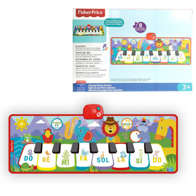 Fisher Price Animal Electronic Floor Piano Keyboard with Lights and Sounds