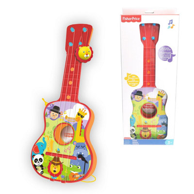 Fisher Price Animals Baby Guitar with built in Music, Lights and Sounds