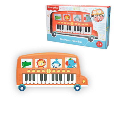 Fisher Price Bus Electric Keyboard with built in Music and Sounds