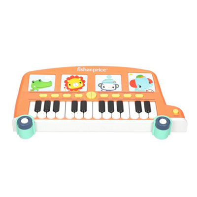 Fisher Price Bus Electric Keyboard with built in Music and Sounds