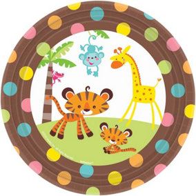 Fisher Price Disposable Plates (Pack of 8) Multicoloured (One Size)